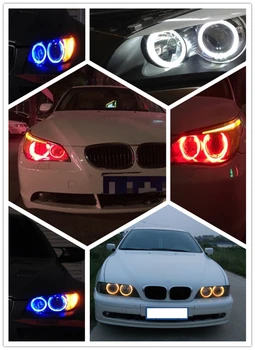 LED Angel Eyes Auto 2 buc Intermitent Pentru BMW E39 E53 E60 E61 E63 E64 E65 E66 E87 525i 530i Xi 545i M5 Erori Marker Lumini Becuri