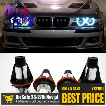 LED Angel Eyes Auto 2 buc Intermitent Pentru BMW E39 E53 E60 E61 E63 E64 E65 E66 E87 525i 530i Xi 545i M5 Erori Marker Lumini Becuri