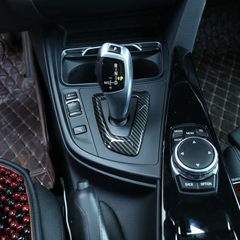 RHD si LHD Stânga de volan Auto Gear Shift Cadru Ornamente din Fibra de Carbon ABS Pentru BMW F30 F32 F33 F34 F36 3 Seria 4 Accesorii