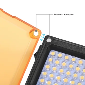 ECos LED-uri Profesionale de Fotografie Video de Lumina cu Alb și Portocaliu Magnet Filtre Panou luminos pentru aparatele foto DSLR Hot Nou #275977