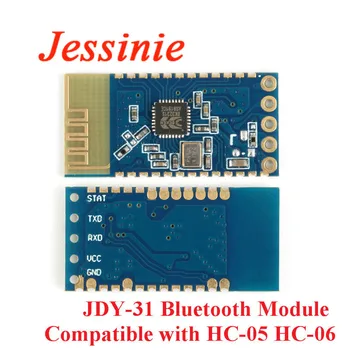 10buc JDY-31 Bluetooth 3.0 HC-05 HC-06 Modul Bluetooth Serial Port 2.4 G SPP Transparent de Transmisie Compatibil HC 05 06 JDY-30