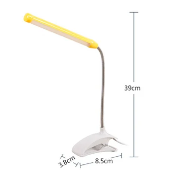 USB Led Lampa de Birou Cu Clema de Masă Flexibile Lampa Pentru Noptiera Carte de Lectură, Studiu, Munca de Birou pentru Copii Lumina de Noapte