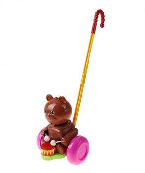 Scaun cu rotile urs-bateristul 23 cm, jucărie pentru copii forma c-76-f
