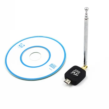 Mini HD Portabil TV DVB-T Receptor Micro USB Tuner TV pentru Telefonul Mobil Android Comprimat sau Telefoanele de mai Sus Primirea UHF /VHF Antena