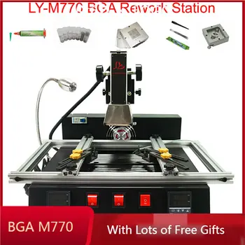LY-M770 BGA Rework station 2 zone de funcționare manual 1900W bga reballing stația de duty-free pentru a RU