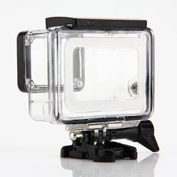 Aparat de Fotografiat impermeabil Shell Suptig Pentru Go Pro 5 Subacvatice 45m Scufundări camera Video Caz Clar de Protecție Carcasă Cutie Accesorii GoPro