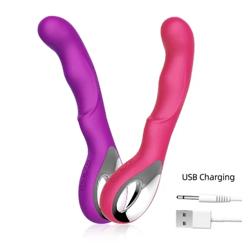 G Spot Penis artificial Vibratoare Jucarii Sexuale pentru Femei USB Reîncărcabilă AV Rod Baghetă Magică Femeie Masturbari Jucarii Erotice Sexuale Adulte Produse
