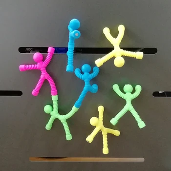 8pcs/lot Magnet de Frigider Bărbați, Copii Jucărie Amuzant Magnetic de Acțiune Figura Parte Frământa Senzoriale Jucărie Antistres Gadget pentru Autism Anxietate