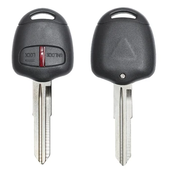 Keyecu sistemului de acces fără cheie de la Distanță Cheie Telecomanda 2 Buton 433MHz ID46 Chip pentru Mitsubishi Lancer, Outlander Lăsat Lama