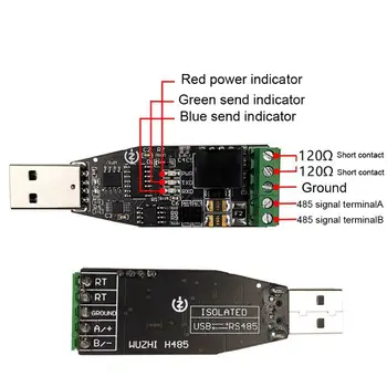 Izolat Industrial USB la Comunicare RS485 pentru Modulul de Protecție TVS Converter R9JA
