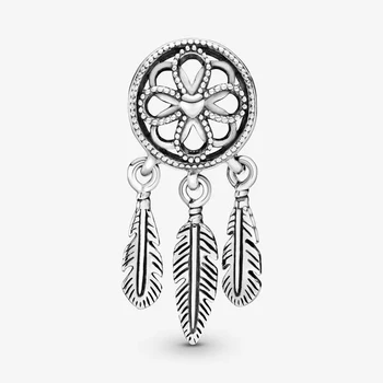 De Vânzare la cald Real Argint 925 Spirituală Dreamcatcher Margele se Potrivesc Original Pandora Bratari DIY Bijuterii Pentru Femei