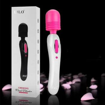 USB de Încărcare Dublu Cap Puternic Vibrator sex Feminin, Fericit Masturbari Dispozitiv G Spot Stimulator Clitoris Sex Vibrator pentru Cupluri