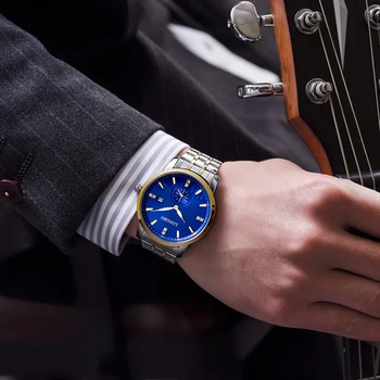 LONGBO Brand Simplu Ceas din Oțel Inoxidabil Curea Câteva Ceasuri de Moda Ceas rezistent la apa