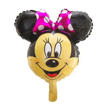 50pcs Folie de Aluminiu baloane Mini Minnie Mickey cap baloane decoratiuni en-gros consumabile partid Ziua de nastere pentru copii jucarii