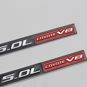Pentru Ford Mustang GT pentru Ford F150 2011-2017 5.0 Coyote V8 de 5 3/4 Inch Argintiu Negru Rosu Emblema