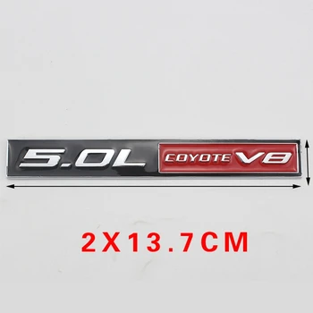 Pentru Ford Mustang GT pentru Ford F150 2011-2017 5.0 Coyote V8 de 5 3/4 Inch Argintiu Negru Rosu Emblema