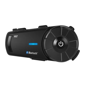 2 buc R2 Cască setul cu Cască Bluetooth Intercom Moto 1200m Impermeabil IPX6 Cu 800mAh Baterie Radio FM