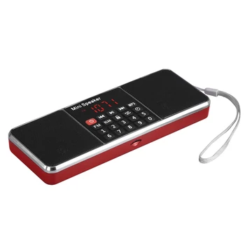 L-288 Portabil Radio FM Difuzor Music Player Cu Card TF USB Disk de Intrare Ecran LCD Difuzoare