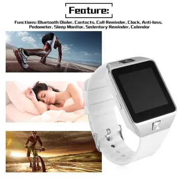 Bluetooth ceas inteligent Inteligent Ceas de mână de Sprijin aparat de Fotografiat Telefon SIM TF GSM pentru Android, iOS, Telefon dz09 pk gt08 a1 bărbați și femei
