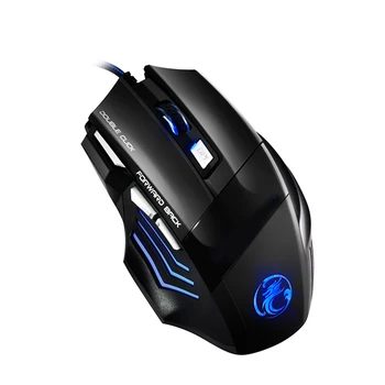 X7 USB Jocul Mouse-ul Sunetul prin Cablu Optic Colorat Esport Gaming Mouse-ul cu 7 Taste Mouse Tastaturi de Calculator Accesorii DJA88