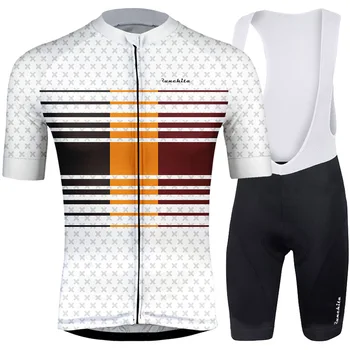 2019 RUNCHITA ciclism jersey cu mâneci scurte set de ciclism de îmbrăcăminte sport în aer liber bărbați mtb ropa ciclismo Ciclism Jersey Set