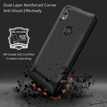 Pentru Motorola Moto G7 Z4 E6 G8 Joaca Power Plus Unul Macro Caz De Lux Din Fibra De Carbon Coque Telefon Rezistent La Socuri Acoperirea Ultra Fit Fundas