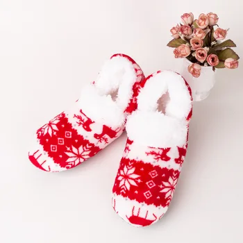 Cald iarna cizme pantofi femei pantofi ciorap de lână de pluș etaj pantofi noskid talpă moale gratuit dimensiune