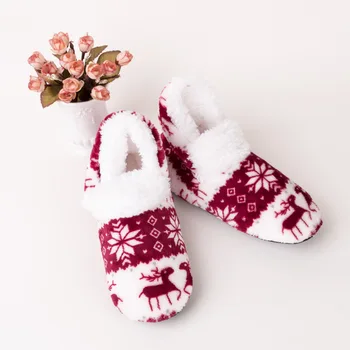 Cald iarna cizme pantofi femei pantofi ciorap de lână de pluș etaj pantofi noskid talpă moale gratuit dimensiune