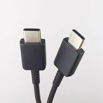 Original Samsung USB Type C la USB C Cablu pentru Galaxy S10 Plus Nota 10 Suport PD QC3.0 de Încărcare Rapidă Cablu de Tip C Dispozitive