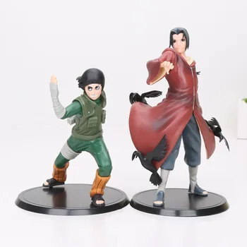 2 buc/set Anime Naruto Nara Shikamaru + Hatake Kakashi PVC Figura de Colectie Model de Jucărie 15cm