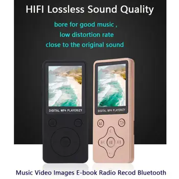 32GB Slim Bluetooth MP3, MP4 Player de Muzică fără Pierderi Player TF Card Media Radio FM Video HIFI Sport Boxe Muzica