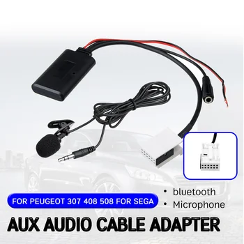 Bluetooth Aux Receptor pentru Peugeot 207 307 308 407 pentru Citroen C2 C3 RD4 Cablu Adaptor cu Microfon Wireless Aux Module