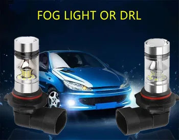 9006 HB4 Becuri cu LED-uri proiectoare Ceata Lampa Zi Runnight Lumini Auto Sursă de Lumină de parcare 1250LM 12V-24V auto Alb 6000K