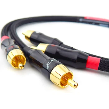 Hifi cablu rca mufă cablu Audio cablu de semnal hifi de putere amplificator de cablu de transport gratuit