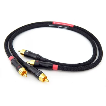 Hifi cablu rca mufă cablu Audio cablu de semnal hifi de putere amplificator de cablu de transport gratuit
