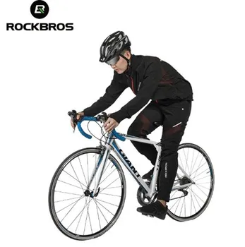 ROCKBROS Ciclism Biciclete Biciclete Geaca cu maneci Lungi Pantaloni Seturi de Iarna Termice Jersey Fleece Windproof Reflectorizante Sport Îmbrăcăminte