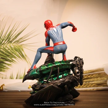 Disney Marvel Avengers 19cm Spider Man Figura de Acțiune Anime Mini Papusa Decor Colecție de Figurine Jucarii model pentru copii cadouri