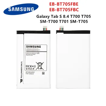 SAMSUNG Orginal Tableta EB-BT705FBE EB-BT705FBC 4900mAh baterie Pentru Samsung Galaxy Tab S 8.4 T700 T705 T700 T701 SM-T705 +Instrumente