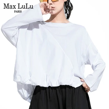 Max LuLu 2020 Nou European De Toamnă De Moda Topuri Doamnelor Punk Bluze Femei Casual, Camasi Largi De Sex Feminin De Epocă Streetwear Plus Dimensiune