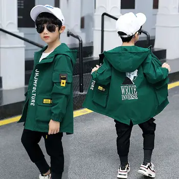 EACHIN Băieți Jachete Copii Moda Toamna Straturi de Îmbrăcăminte Scrisoare de Imprimare Copii Subțire Copii Jacheta Îmbrăcăminte de Haine pentru Copii Haina