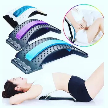 Fitness întinde înapoi masaj echipamente Acasă targă suport lombar relaxare a coloanei Vertebrale ameliorarea durerii exercițiu