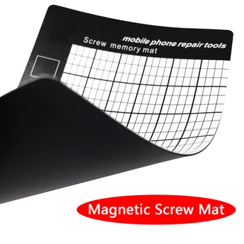 Șurub de Memorie Mat Alb Magnetice de Memorie de Lucru Pad Telefon Mobil de Reparații de Palmier de Dimensiuni 145 x 90mm
