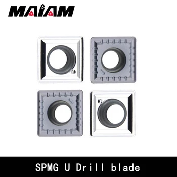 De înaltă calitate, SP tip SPMG SPMG0502 SPMG0602 SPMG0904 U-masina de gaurit CNC insertii de Aluminiu si cupru/Mucegai oțel oțel turnat fontă