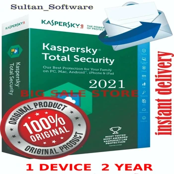 Kaspersky Total Security 2 An 1 Dispozitiv 2021 Global Key original