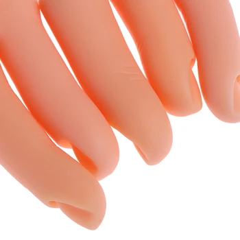 5Pcs/Set Silicon Practică Nail Art Formare Mână Deget Reglabil Deget Fals Instrument de Manichiura