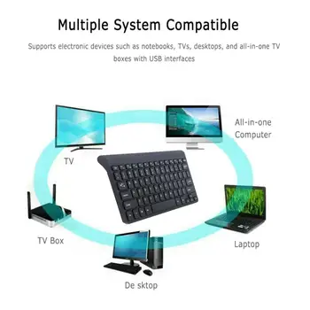 2020 Nou Slim 2.4 GHz fără Fir Tastatură Wireless Cu Mouse-ul de 2 Culori Pentru a Alege Wireless Keyboard Mouse-ul Pentru Notebook PC Office