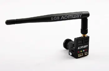 AOMWAY 5.8 G 32CH 200mW a/V Transmițător (VTX) + 700 online HD Camera 2-în-1 pentru curse mini multicopter