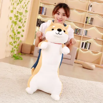 1 buc 60cm Drăguț de Pluș Husky Jucărie Shiba Păpușă de Pluș Moale Animale Drăguț Papusa de Desene animate Minunat Câine Jucărie de Pluș Drăguț Moale Perna Copii Cadou