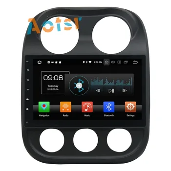 IPS Ecran Android 8.0 Mașină player multimedia, șeful unității pentru Jeep Compass Navigatie GPS radio auto stereo 4+32G nici un dvd
