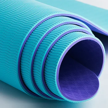 Yoga Mat cu Poziția Liniei de Non-Alunecare Mat Covor de Mediu TPE Eco-Friendly, Non-Alunecare Exercițiu de Fitness Mat